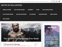Tablet Screenshot of moviehdwallpapers.com